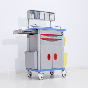 EM-ET103 Medische Spoedeisende Ziekenhuisbehandelingswagen Met Laden En Prullenbak Medicijnkar - Product Image 1