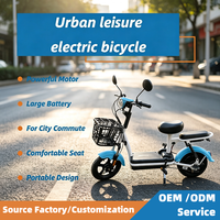 Vélo électrique de ville AFTFA 48V avec moteur central et double suspension