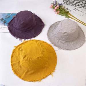 Ensemble décontracté d'été pour femme avec chapeau bob en toile de coton imprimée et casquette de soleil blanche unie – Vente en gros à prix abordable - Product Image 6