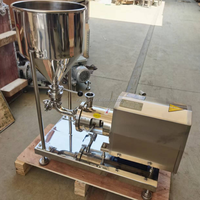 Émulsifiant de lait de chocolat d'usine d'homogénéisateur de norme alimentaire de cisaillement élevé avec la pompe traitée pour des produits chimiques