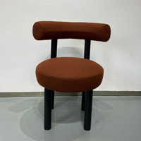 Chaises de salle à manger modernes en métal pour événements, restaurants et bars, ensemble de 4 chaises, chaise de salle à manger nordique en velours vert olive pour la maison