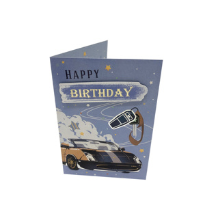 Cartes de vœux avec impression personnalisée, pour <span class=keywords><strong>adulte</strong></span>, <span class=keywords><strong>anniversaire</strong></span>, toutes occasions, texture spéciale en papier, couleur or, nouvelle collection - Product Image 6
