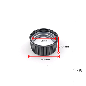 Capuchon à vis en plastique blanc/noir 18mm 20mm 22mm 24mm 28mm 35mm 400/410 pour bouteilles, bouchon à vis à pression pour enfants - Product Image 3