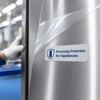 Film protecteur PET à haute transmission, qualité optique, protection de surface transparente