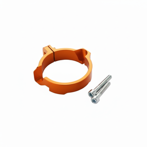 Nuovo collettore di scarico arancione protettore per Gas Gas EC 250 21-25 - Product Image 1