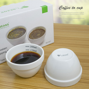 Bol de dégustation de café L-Beans 200 ml en céramique en forme de U pour la dégustation du café - Product Image 1