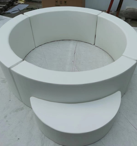 <span class=keywords><strong>Pas</strong></span> <span class=keywords><strong>cher</strong></span> blanc rose bleu personnalisé <span class=keywords><strong>mousse</strong></span> ronde avec des marches enfant intérieur 4ft 5ft 6ft 7ft soft play equipment ball pit pour fête location jouer - Product Image 5