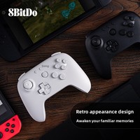 8BitDo 64 BT Controller dengan Motor Getar untuk Analogue 3D Switch/Switch 2 Kontrol Nirkabel untuk Mobile/PC Gaming Gamepad