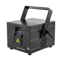 Mini proyector láser de animación RGB, luz láser de haz con control DMX512 ILDA, iluminación profesional para escenarios, discotecas y eventos nocturnos