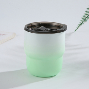 Taza de Café Aislada de Acero Inoxidable 304 Blanca DF de 255 ml con Tapa, Taza Portátil para Beber al Aire Libre y Acampar, Precio de Fábrica al por Mayor - Product Image 6
