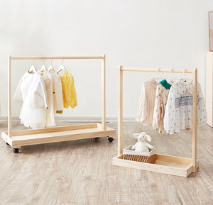 Appendiabiti <span class=keywords><strong>per</strong></span> bambini con ripiano portaoggetti e asta appendiabiti, in legno massello, guardaroba <span class=keywords><strong>per</strong></span> cani e gatti, appendiabiti <span class=keywords><strong>per</strong></span> <span class=keywords><strong>cameretta</strong></span> dei bambini, stanza dei bambini - Product Image 1