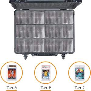 Caja de losa de tarjeta clasificada de alta resistencia P SA CSG <span class=keywords><strong>BGS</strong></span> Poke Mon Sports Trading Cards Caja de almacenamiento - Product Image 3