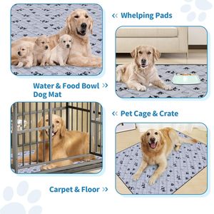 Almohadillas Impermeables y Lavables para Orina de Mascotas, Almohadillas de Entrenamiento Extra Gruesas y Súper Absorbentes para Perros - Product Image 3