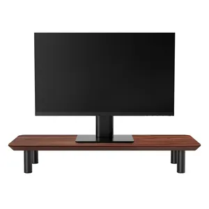 Computer Desk Shelf Desktop Monitor Riser Wooden Gaming Solid Wooden Monitor Stand Desktop Organizer Office