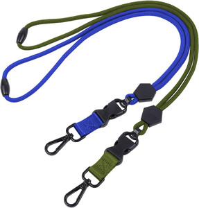 Dây buộc dây tròn nặng bền với khóa ly khai an toàn cho khóa giữ huy hiệu thẻ ID với miếng vá cho hầu hết các điện thoại - Product Image 2