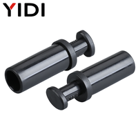 Raccord pneumatique à poussoir rapide YIDI série PP, en plastique noir, à tige droite, bouchon de tuyau, 4 6 8 10 12 mm