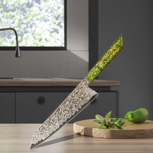 Nuevo diseño <span class=keywords><strong>Damasco</strong></span> Kiritsuke cuchillo de cocina 8,5 pulgadas chef japonés forjado en acero VG10 de alto carbono hecho a mano cuchillo de cobre <span class=keywords><strong>Damasco</strong></span> - Product Image 2