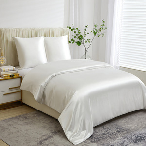 Tùy Chỉnh 30 Momme Lụa Bộ Đồ Giường Đặt Sang Trọng Duvet Cover Và Fiited Tấm Với OEKO-TEX 6A Lớp Lụa Bộ Đồ Giường Bộ - Product Image 2