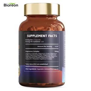 Cápsulas de Glicinato de Magnesio Puro, Suplemento para un Sueño Saludable, para Adultos, Mejora la Salud Cerebral, OEM - Product Image 3