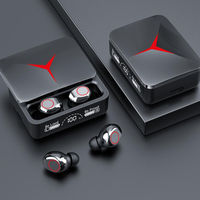 Écouteurs intra-auriculaires Fone De Ouvido M90 Pro LED de batterie externe Tws pour jeux vidéo Écouteurs Bluetooth True Wireless Earbuds