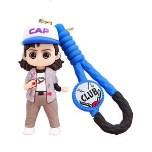 Millantech Nuevo Llavero 3D de PVC, Flor que Come Hombres, Muñecos Eleven y Dustin, Colgante Hecho a Mano, Regalo - Product Image 1