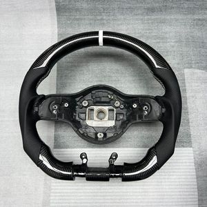 Volante Deportivo Personalizado de Fibra de Carbono y Cuero para <span class=keywords><strong>Mercedes</strong></span> Clase C, Clase E, Clase <span class=keywords><strong>G</strong></span>, <span class=keywords><strong>Maybach</strong></span>, Clase S, CLS, GLC - Product Image 4