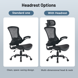 Silla de oficina ejecutiva con respaldo de malla transpirable para muebles de oficina contemporáneos con diseño moderno - Product Image 2