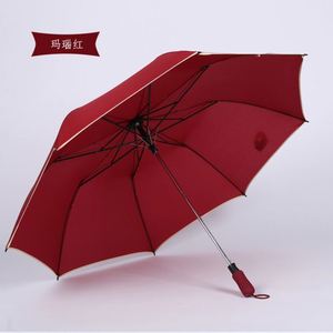 Paraguas de Golf Plegable de Lujo de Alta Calidad, Resistente al Sol, Lluvia y Viento, con Logotipo Personalizado, para Hombre de Negocios - Product Image 4