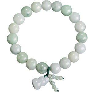 Pulsera de Jadeíta Natural de Myanmar con Diseño Original en Forma de Calabaza, Estilo Chino, con Certificado de Tasación SL145 - Product Image 5