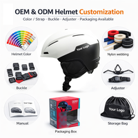 Casque de ski personnalisé de haute qualité CE avec visière, équipement de ski en gros, casque de snowboard pour adultes, casque de snowboard pour hommes