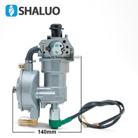 Carburateur GPL 5KW 8KW pour pièces de générateur à essence GX390 188F 190F 192F EG6500 Kit de conversion GPL NG double carburant Amortisseur automatique