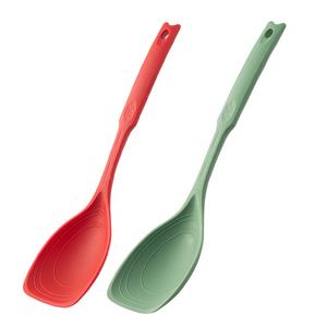 Jhy ตะหลิวซิลิโคนทำอาหารแบบ2-in-1เกรดอาหารขายดี - Product Image 1