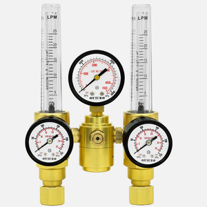Débitmètre Argon CO2 à double sortie, régulateur de soudage MIG TIG, 3 instruments, compteur de gaz à économie d'énergie - Product Image 1