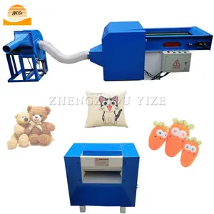 Pamuk polyester fiber açma makinesi otomatik yastık dolum makinesi fiber açacağı yastık dolum makinesi ry