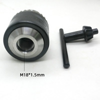 Mandrin de perçage stable à 3 mors en métal PMS M18*1.5 3-16mm pour presse à estamper manuelle