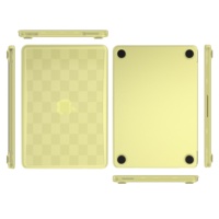 Élégant boîtier pour PC à motif damier pour MacBook Neo, coque de protection durable
