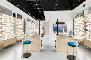 Custom Optical Shop Fit Out Modern Nordic Eyewear Store Design Modular Retail Fixtures Optical <b>Display</b> <b>Cabinets</b> Turnkey Interior - Product Image 4