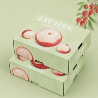 Boîte-cadeau pour fruits lychee, emballage pour produits frais, emballage cadeau en gros