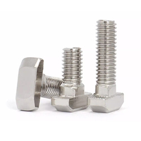 Stainless Steel A2 A4 All Size Hex Hexagon Carriage Coach Flange Stud Thread Rod T Square Lifting Eye Bolt and Nut and Washer