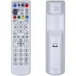 Controle remoto zte 45 botões, conjunto caixa superior com função de aprendizado tv 1001-s