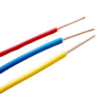 Câble électrique monoconducteur isolé en PE solide H07V-U 0,5 mm 450/750V