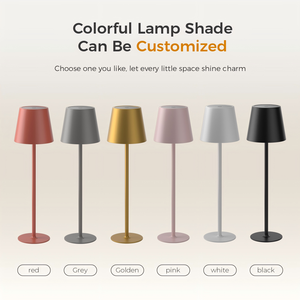 Lampade da Tavolo LED in Metallo per Ristoranti, Luci Notturne Vintage da Comodino con Controllo Touch, Lampada da Tavolo Ricaricabile Senza Fili per Casa e Bar - Product Image 5