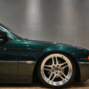 Ruedas forjadas SW, 19/18 pulgadas, 5x120, <span class=keywords><strong>llantas</strong></span> escalonadas de labios profundos pulidas cepilladas, aptas para <span class=keywords><strong>BMW</strong></span> E38 Serie 7, llanta personalizada cóncava de estilo clásico - Product Image 1