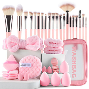 Set Mega Combo <span class=keywords><strong>de</strong></span> 40 Piezas <span class=keywords><strong>de</strong></span> Herramientas <span class=keywords><strong>de</strong></span> Belleza, Kit Completo <span class=keywords><strong>de</strong></span> <span class=keywords><strong>Maquillaje</strong></span> y Limpieza Facial, Sombra <span class=keywords><strong>de</strong></span> Ojos, Hecho en China; <span class=keywords><strong>Shein</strong></span>/Marca Privada - Product Image 2