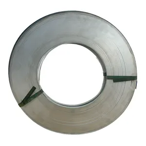 Bande galvanisée laminée à chaud 0.35x64 Q235 galvanisé lisse 40-180g Bande en acier de galvanisation de bobine de bande/industrie argentée en acier