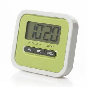 Magnet Kitchen Timer 100-Minute Digital Count Up & Countdown Timers with Back Stand Clip Loud Alarm Large LCD Display Cooking Ti