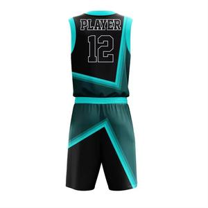 Nouvel arrivage : Ensemble maillot et short de basketball réversible en sergé, uniforme personnalisable avec motif, respirant et à séchage rapide - Product Image 5