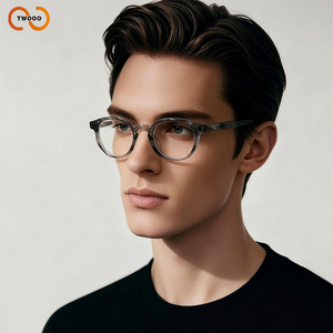 Lunettes TWOOO T1737, monture petite et polyvalente, style <span class=keywords><strong>littéraire</strong></span>, avec insert TR anti-lumière bleue, nouvelle arrivée, directement de l'usine - Product Image 2