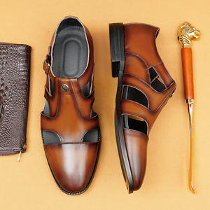 In the summer of 2025 designer handcrafted custom-made fashionable <b>sandals</b>, genuine leather formal wear and <b>Roman</b> leather shoes - Product Image 1