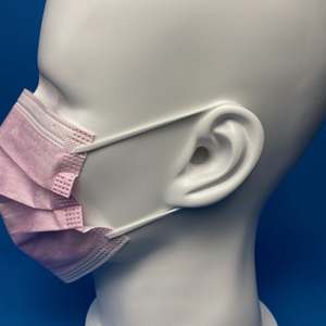 قناع طبي من النوع IIR، قناع جراحي غير منسوج يستخدم لمرة واحدة، ثلاثي الطبقات مع أربطة للأذن - Product Image 6